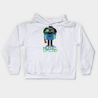 Android Music Man Kids Hoodie